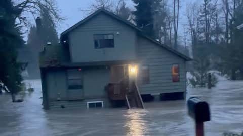 Severe flooding in the Northwest triggered water rescues