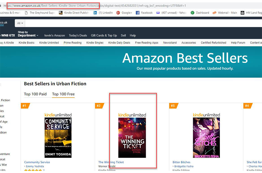 #1 Amazon Best Seller United Kingdom