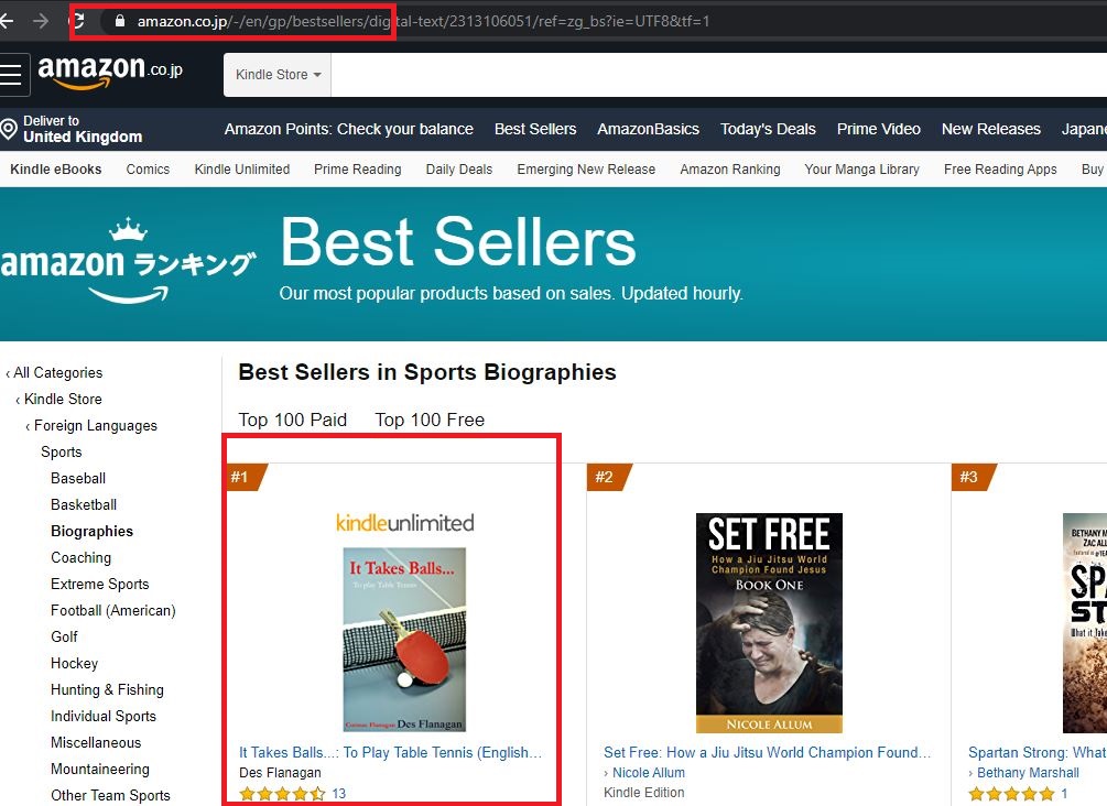 #1 Amazon Best Seller Japan