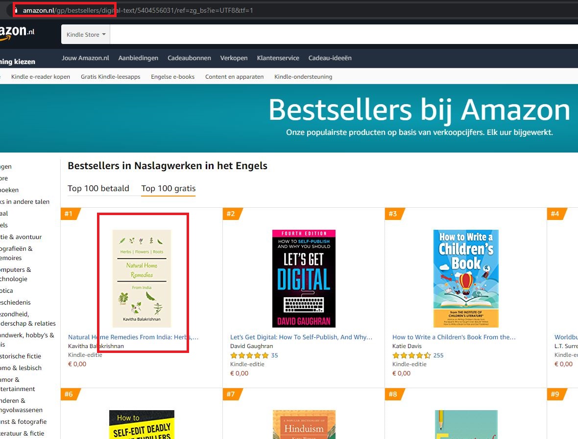 #1 Amazon Best Seller Netherlands