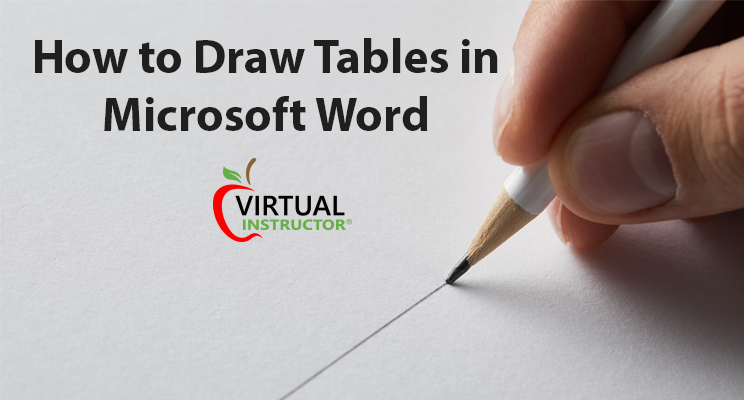 How To Draw Tables In Microsoft Word