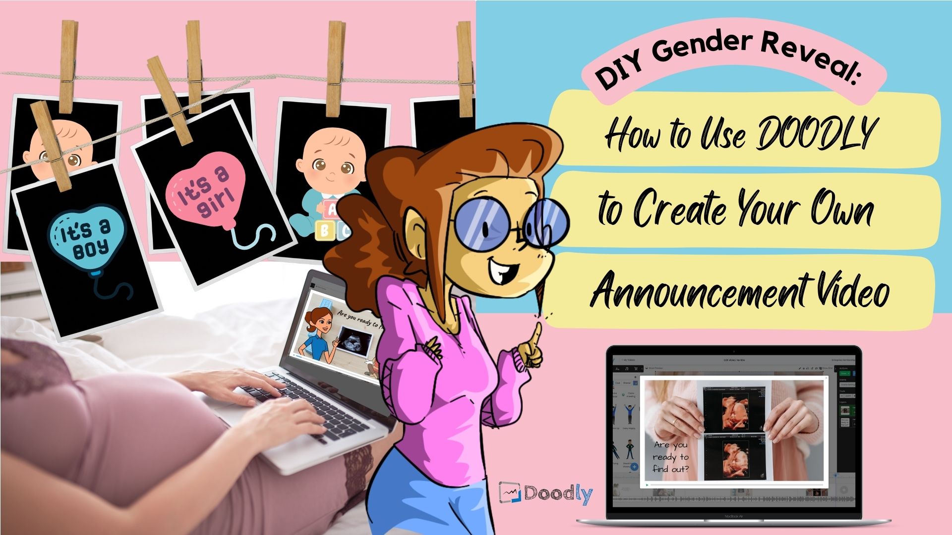 How To Use Doodly To Create Your Own Gender Reveal Video