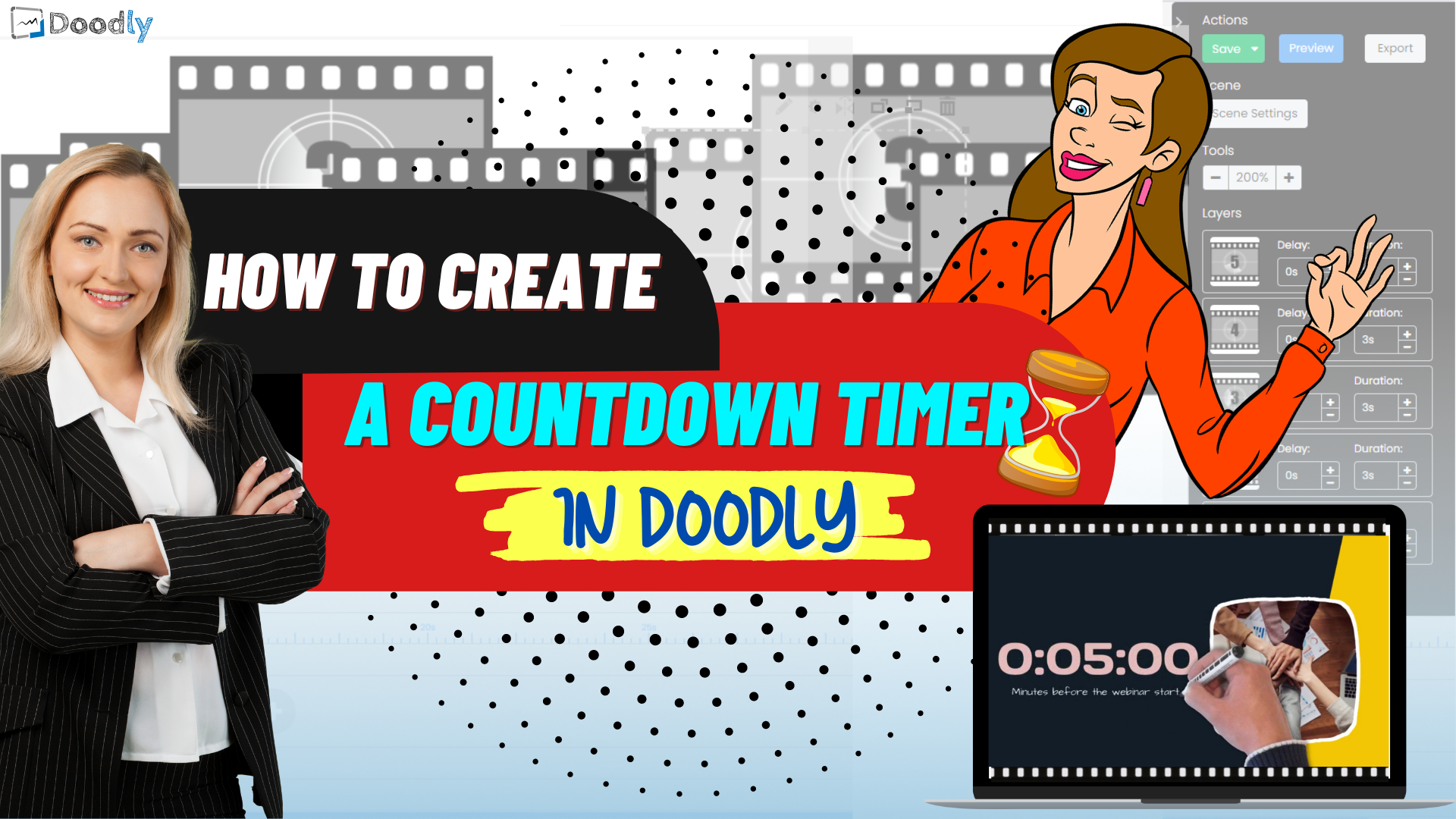 How to Create a Countdown Timer in Doodly