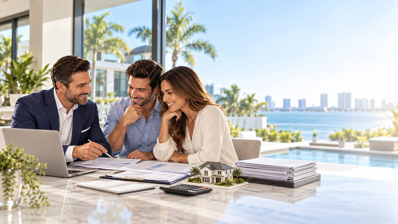 Mortgage professional explaining options