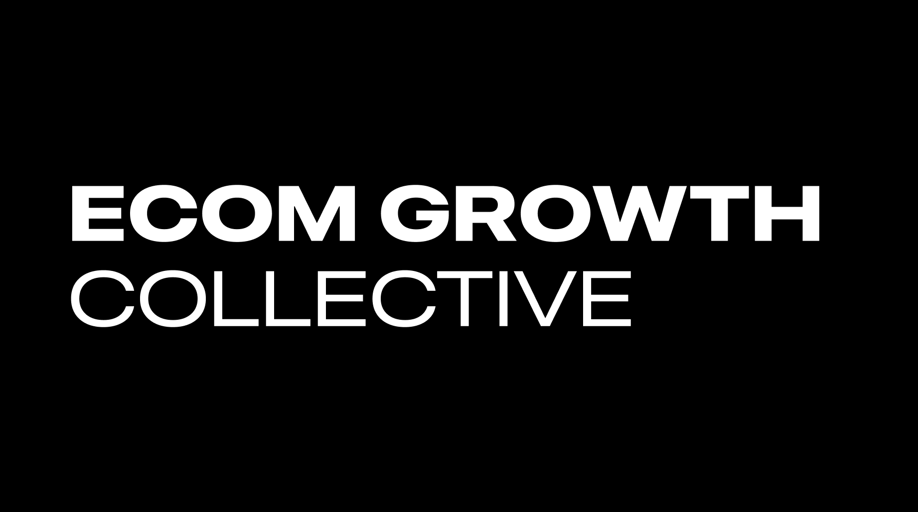 Ecom Growth Collective Application