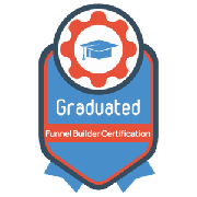 Graduated Funnel Builder Certification badge