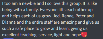 Everyone lifts each other up