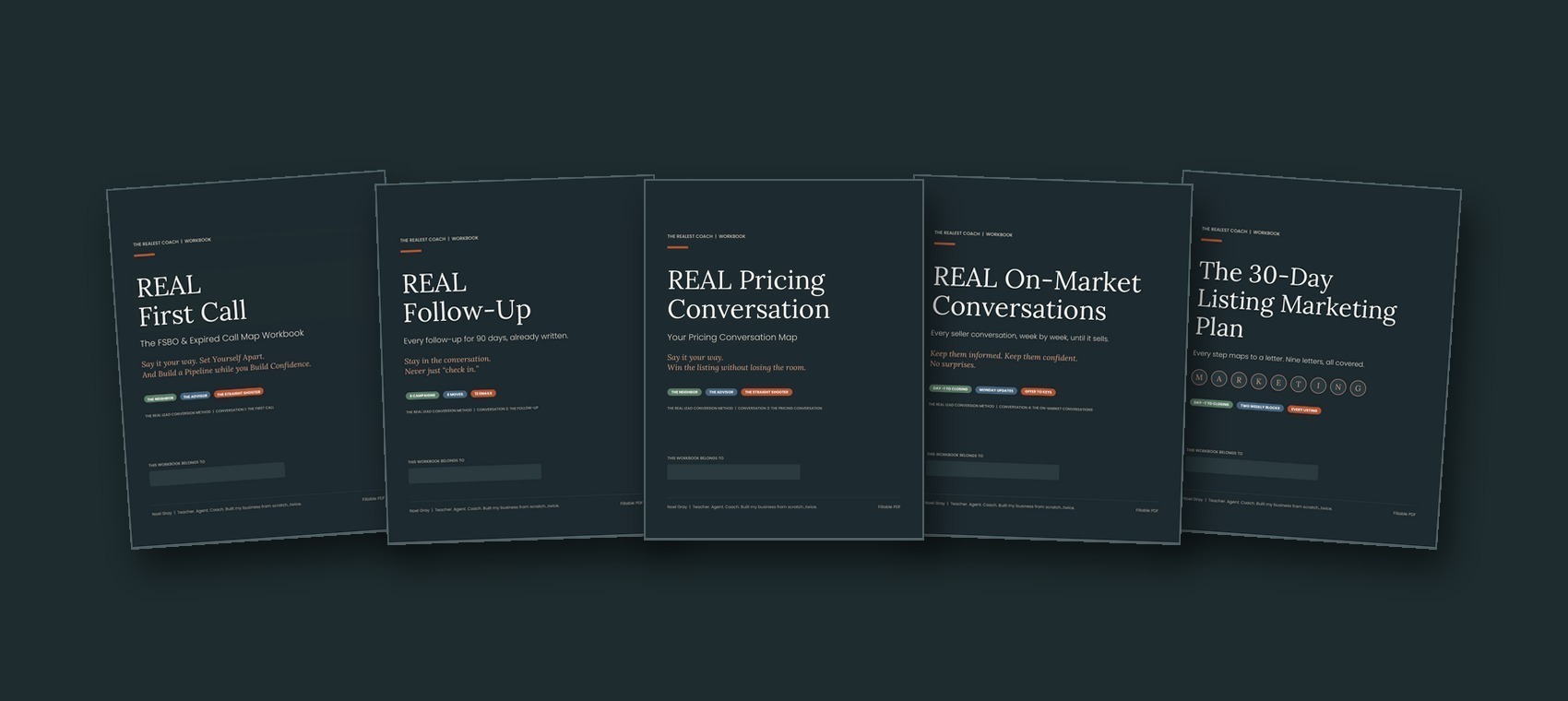 REAL Lead Conversion Kit, all five workbooks