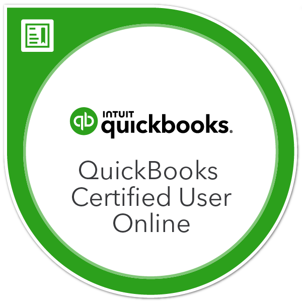 QuickBooks Online Certified User badge