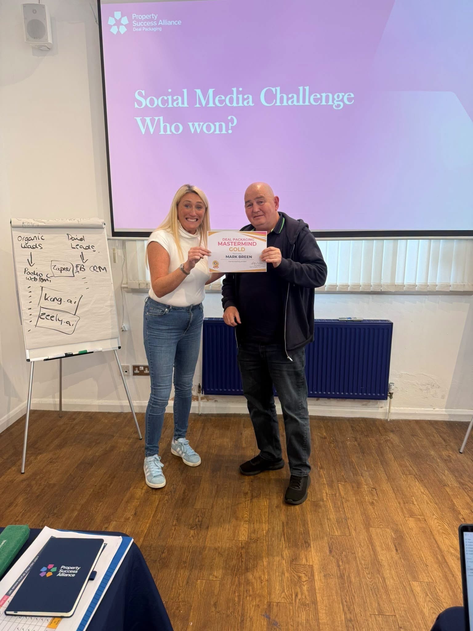 Certificate presentation with a delegate