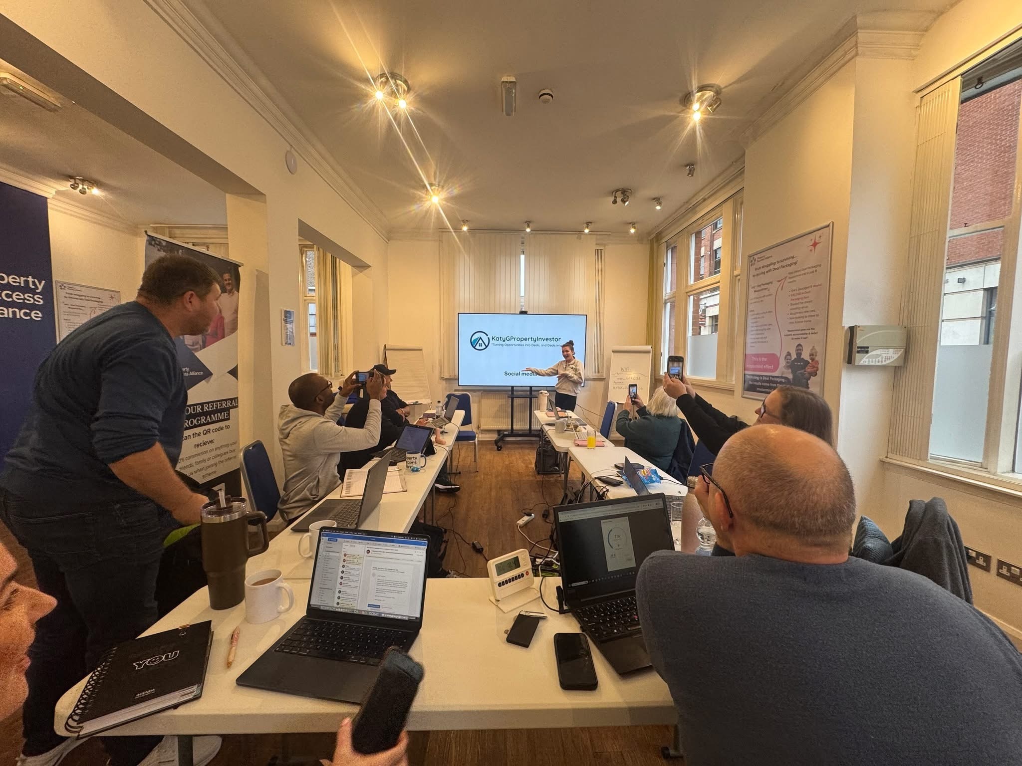 Interactive workshop with laptops