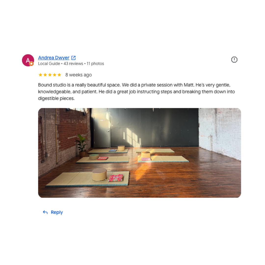 Original Google review from Andrea D.