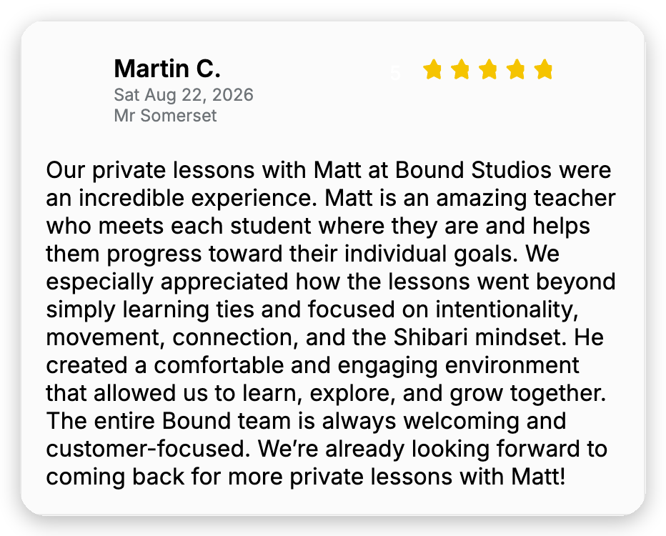 Original Momence review from Martin C.