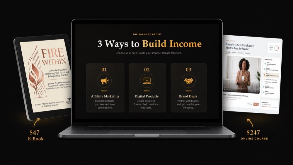 The Monetization Guide — 3 ways to build income