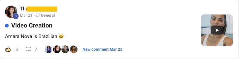 Member post screenshot