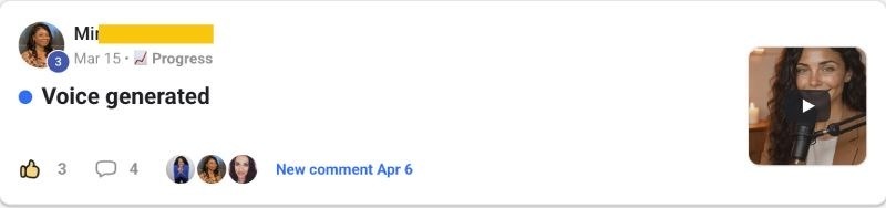 Member post screenshot