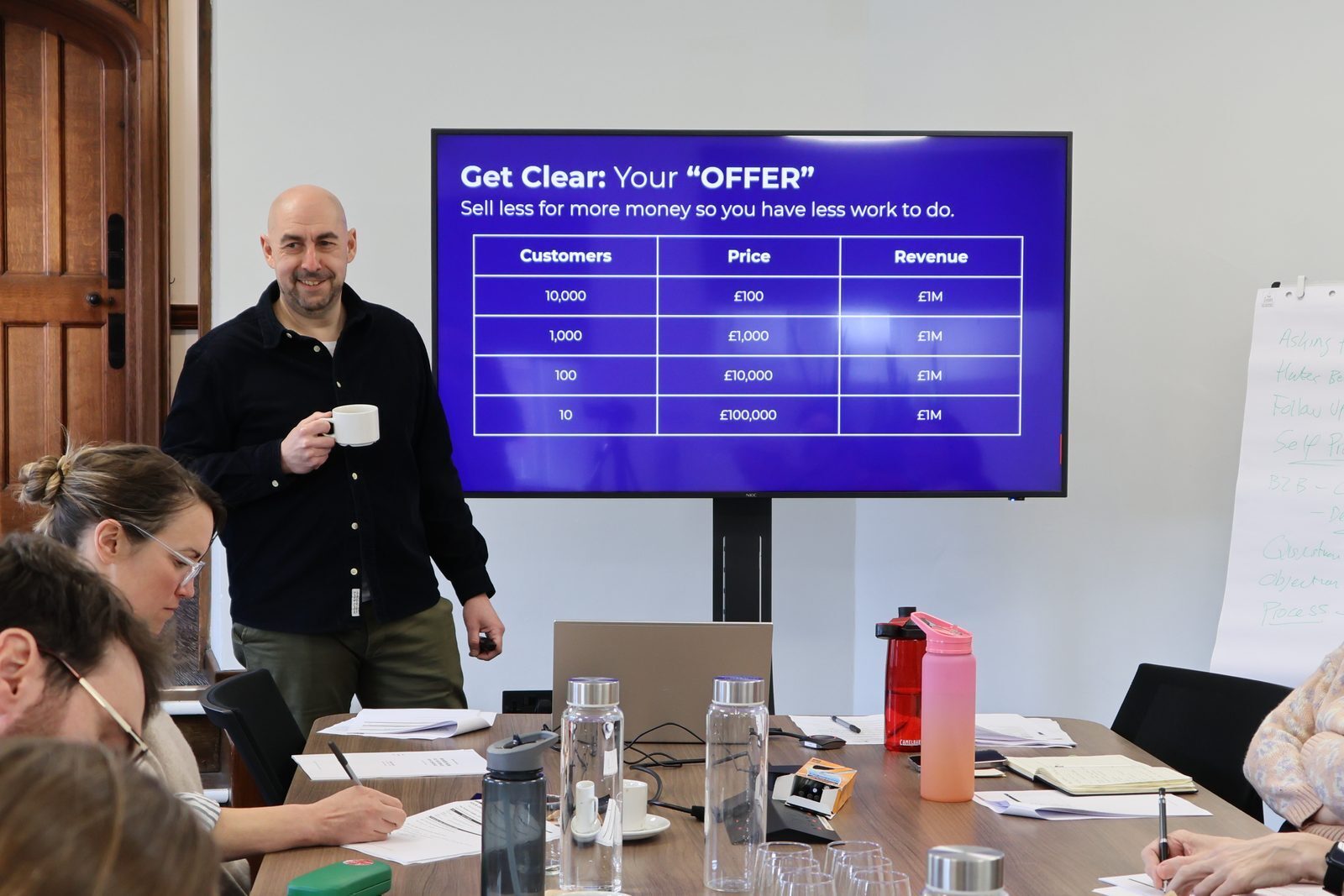 Dan Hodgson teaching Get Clear at an Urban Spark workshop in York