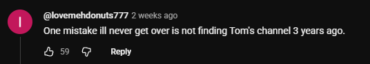 YouTube Comment