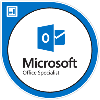 MOS Outlook Associate badge