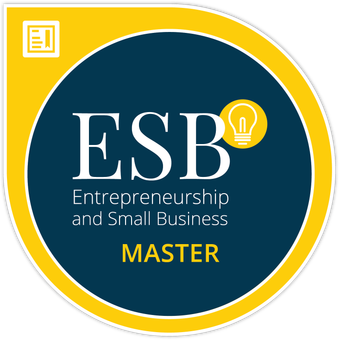 Sample Master Certification in Entrepreneurship certificate