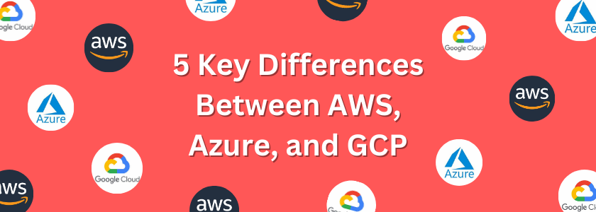 Difference between AWS, Azure and GCP