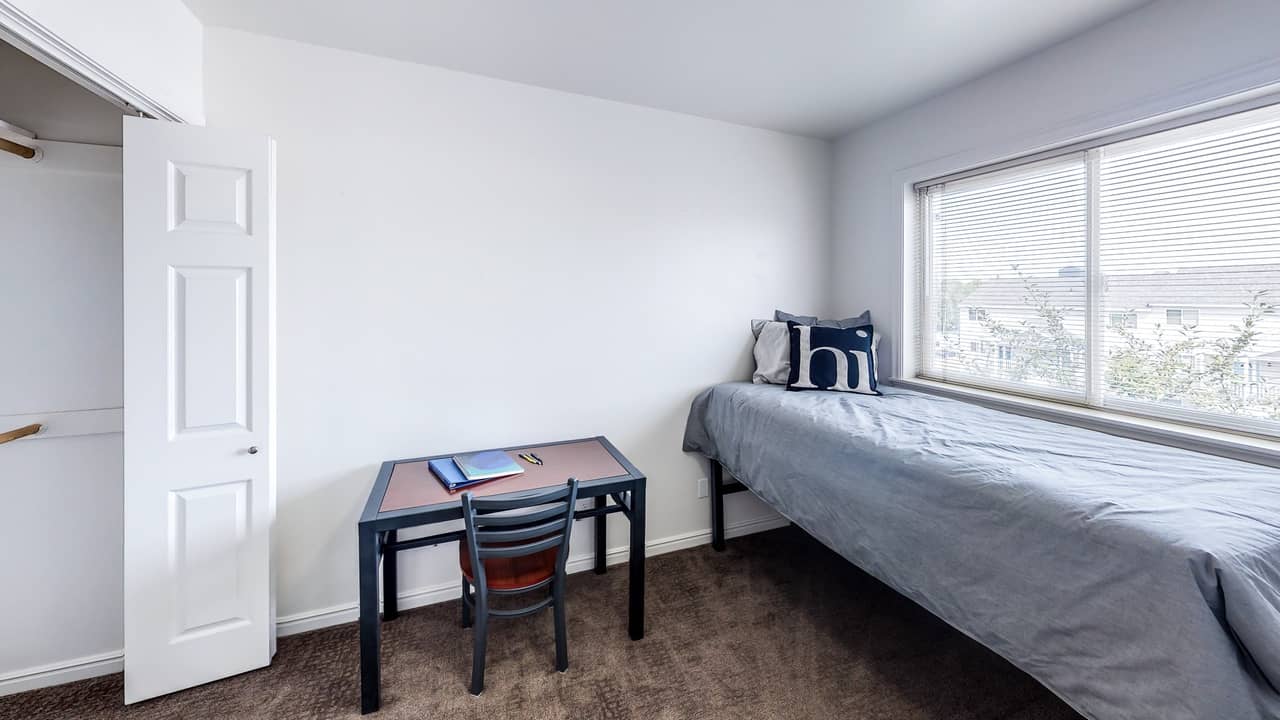 private room and desk