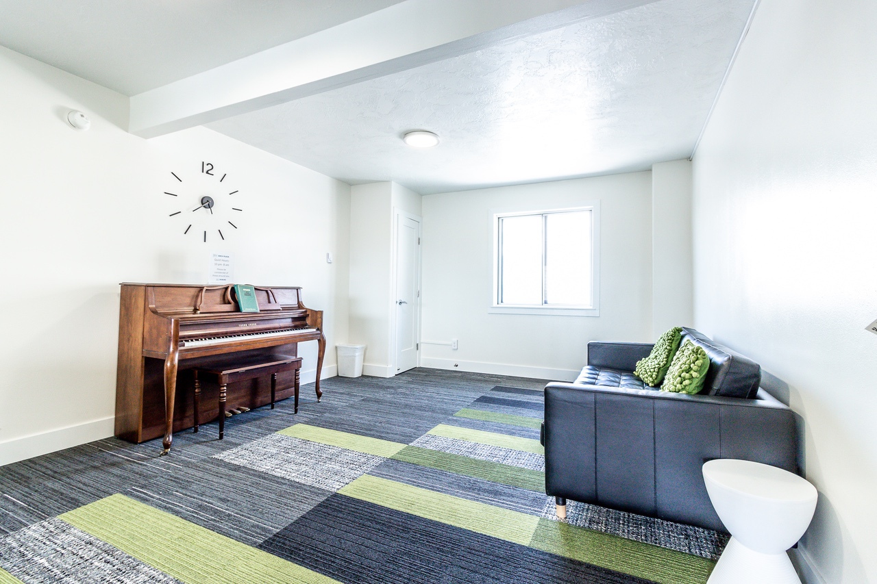 piano and sofa
