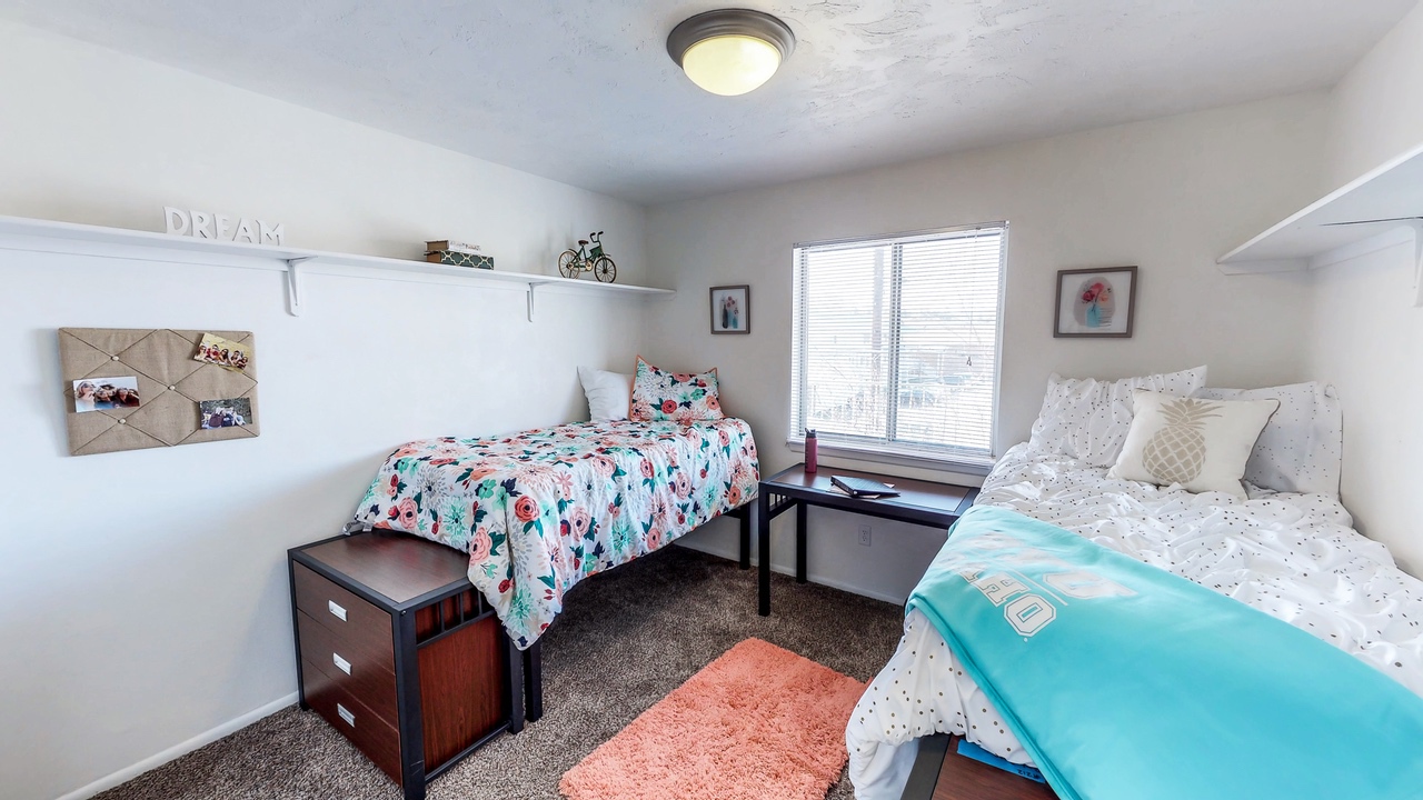 shared rooms with plenty of space